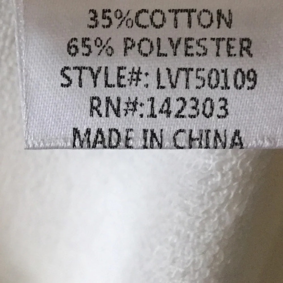 Large Loose Fit Ivory Color Long Sleeves Top/ Sweater BNWT - Picture 5 of 5